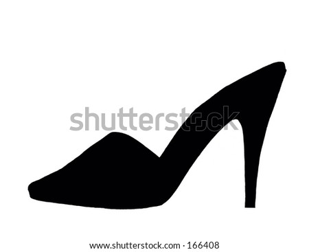 Silhouette Of A Stiletto Stock Photo 166408 : Shutterstock