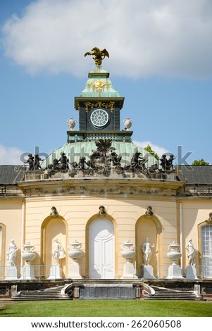 Facade of Picture Gallery in Park Sanssouci, Potsdam, Germany