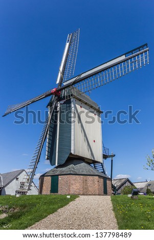 Dutch windmill De Vink in Herveld, the Netherlands