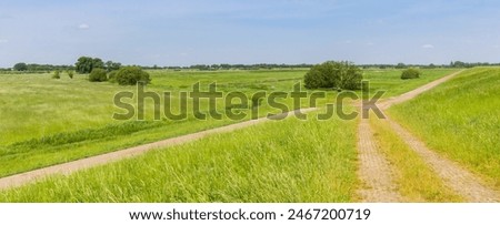 Similar – Image, Stock Photo Ems dike in the fog Fog