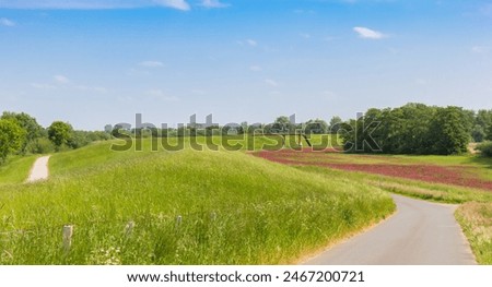 Similar – Image, Stock Photo Ems dike in the fog Fog