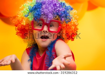 Child having fun at Carnival in Brazil 商業照片 © 