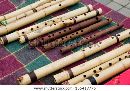 different musical flute