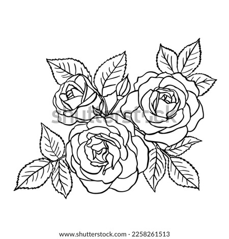 Black And White Rose Drawing | Free download on ClipArtMag