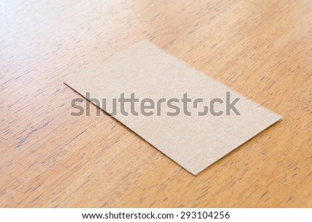 recycled paper business card mock up