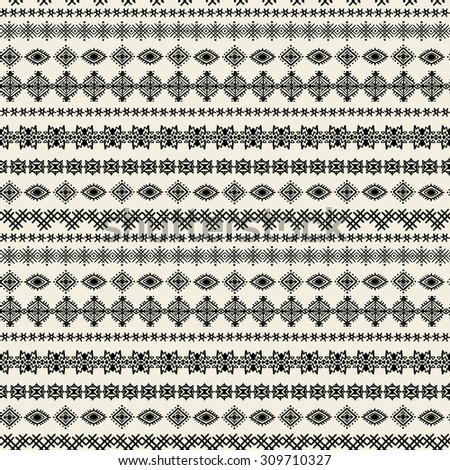 Ethnic boho seamless pattern. Tribal art print. Repeating background. Cloth design, wallpaper, wrapping