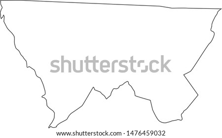 Alleghany County map in the State of North Carolina