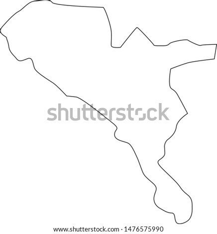 Map of Mccormick County in the state of South Carolina