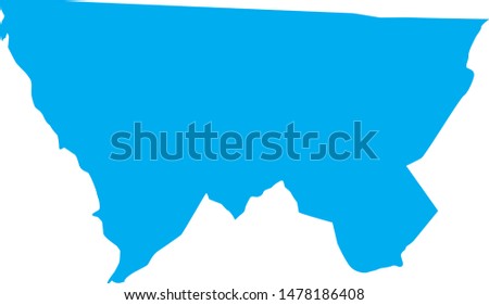 Alleghany County map in the State of North Carolina