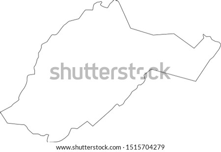 alleghany county map in state of Virginia