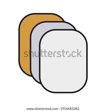 diffuser for photography vector on white background