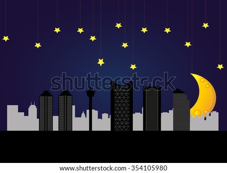 Calgary skyline at night