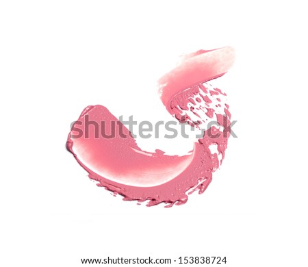 Pink Lipstick Smear