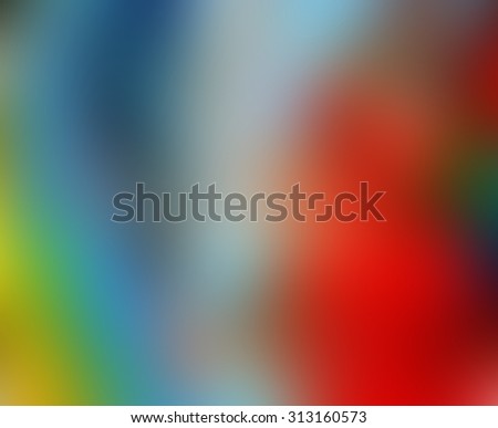 Exotic colorful background modified from Puffy feathers of Scarlet Macaw bird