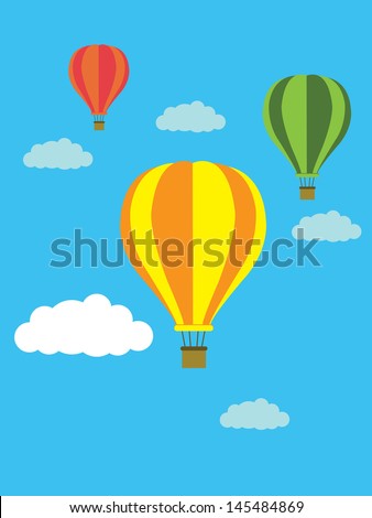 balloon blackground vector