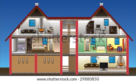 vector house