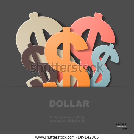 Dollars, eps 10