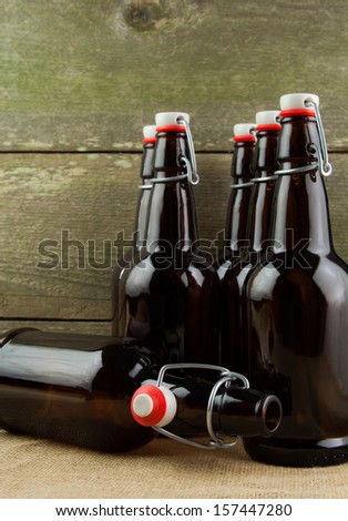 home brew easy cap beer bottles
