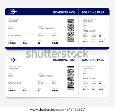 Plane coupons template