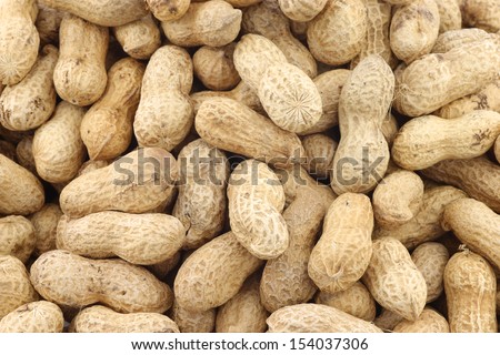 background of freshly roasted peanuts