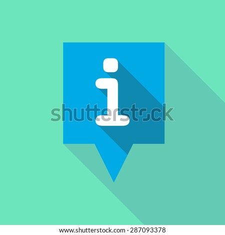 Illustration of a tooltip icon with an info sign