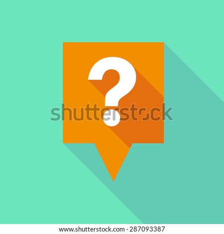 Illustration of a tooltip icon with a question sign