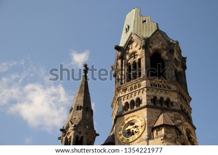 Similar – Image, Stock Photo Kaiser Wilhelm Memorial Church