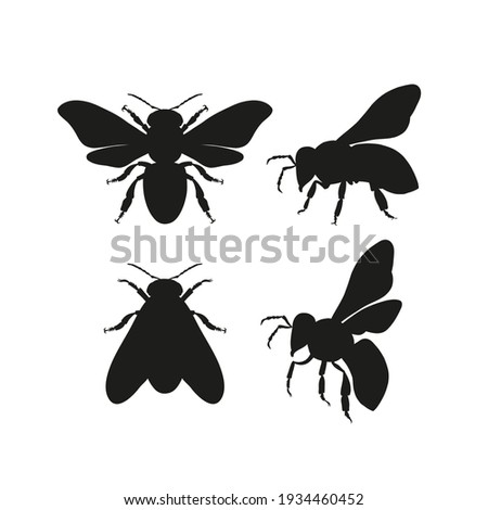 Download Bee Silhouette Clip Art At Getdrawings Free Download