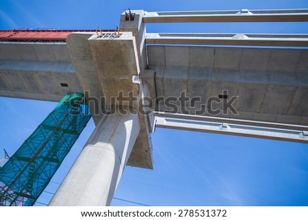 Viaducts under construction