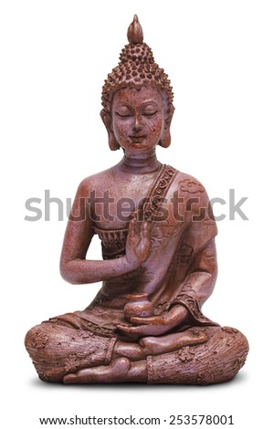 Similar – Image, Stock Photo Buddha in front of wall view