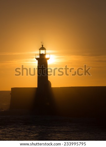 Sunset lighthouse