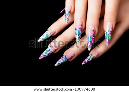 Design female nails. Included in my set \