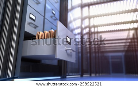 Files in the storage room