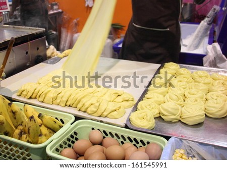 Making of roti, South Asian bread