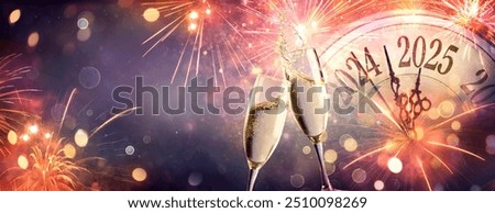 Image, Stock Photo Celebration with champagne