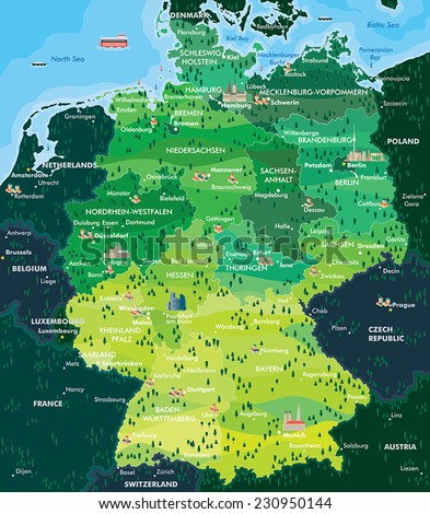 Map Germany