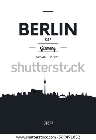 Similar – Image, Stock Photo High-rise buildings in Berlin at Potsdamer Platz with inserted moon