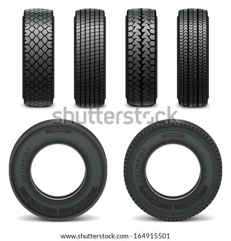 Vector tire icons