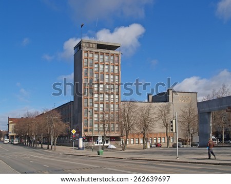 KLAIPEDA, LITHUANIA - MARCH 14, 2012: Musical theater in Klaipeda