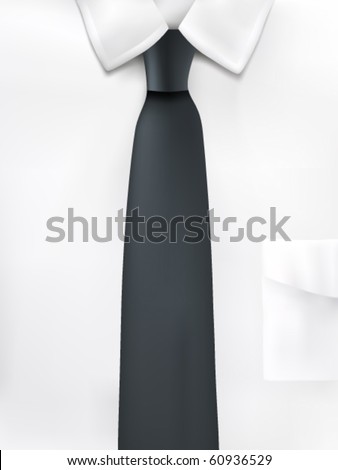 Vector Shirt And Tie Illustration - 60936529 : Shutterstock