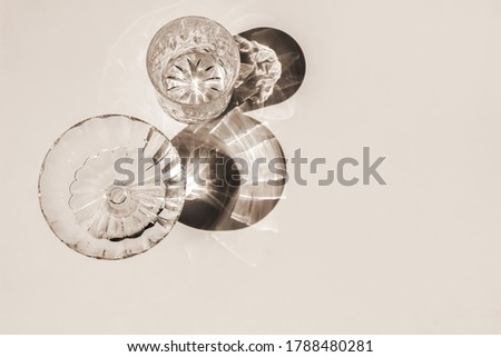 Similar – Image, Stock Photo Still life with glass bottles