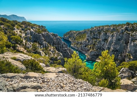 Similar – Image, Stock Photo Marseille / Calanque du Sugiton again