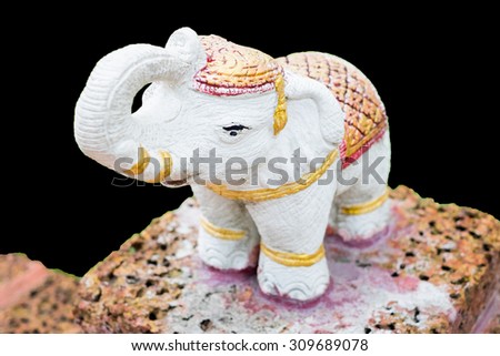 White Elephant Statue