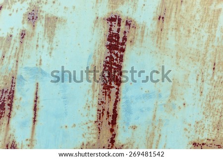 The vintage colored grunge iron textured background metal texture rust metal background