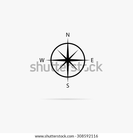 Simple icon compass