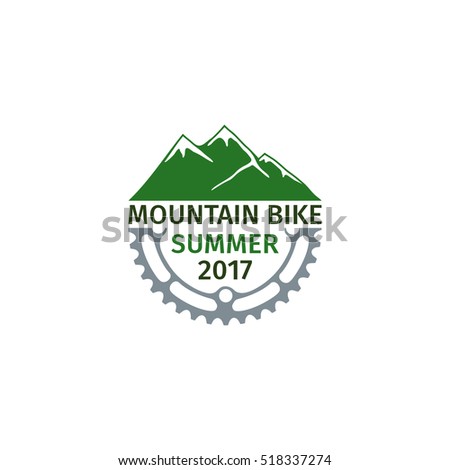 Vector Images Illustrations And Cliparts Logo Template Symbol Mountain Bike Hqvectors Com