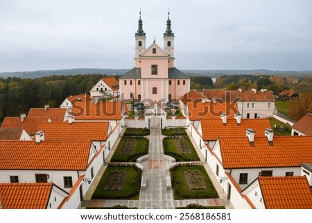 Similar – Foto Bild Park und Barocktreppe des Heiligtums der Nossa Senhora dos Remédios Portugal