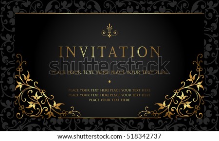 classic vintage wedding invitation card design download free grand invitation card design