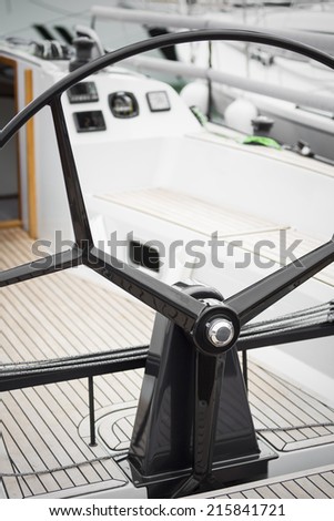 carbon sailing yacht steering wheels