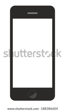 smartphone isolated vector